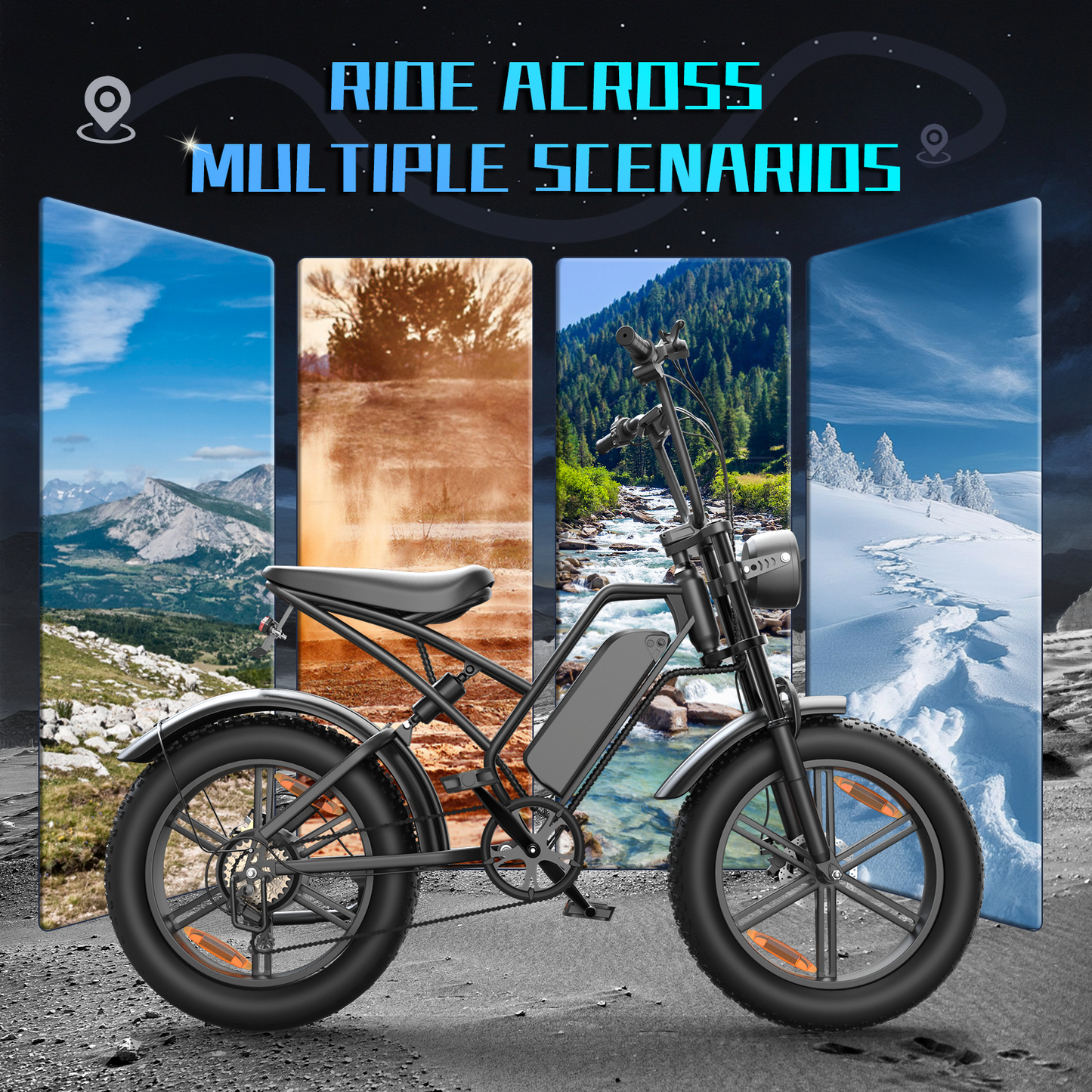 E 500 Off-road Mountain City Sports Power Bicycle Lithium Electric Vehicle Small Ultra-light Portable Driving Battery